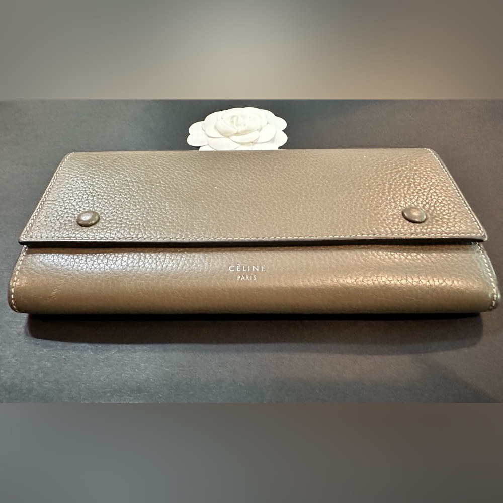 EUC Celine Wallet with Yellow Interior